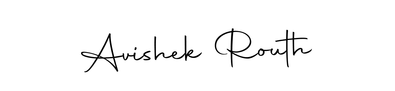 You should practise on your own different ways (Autography-DOLnW) to write your name (Avishek Routh) in signature. don't let someone else do it for you. Avishek Routh signature style 10 images and pictures png