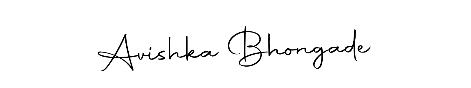 Also we have Avishka Bhongade name is the best signature style. Create professional handwritten signature collection using Autography-DOLnW autograph style. Avishka Bhongade signature style 10 images and pictures png
