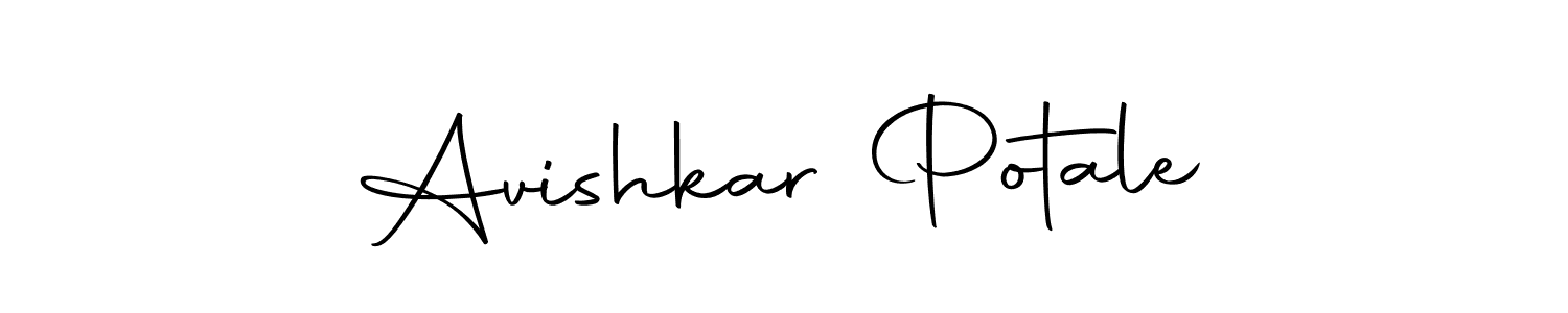 Create a beautiful signature design for name Avishkar Potale. With this signature (Autography-DOLnW) fonts, you can make a handwritten signature for free. Avishkar Potale signature style 10 images and pictures png
