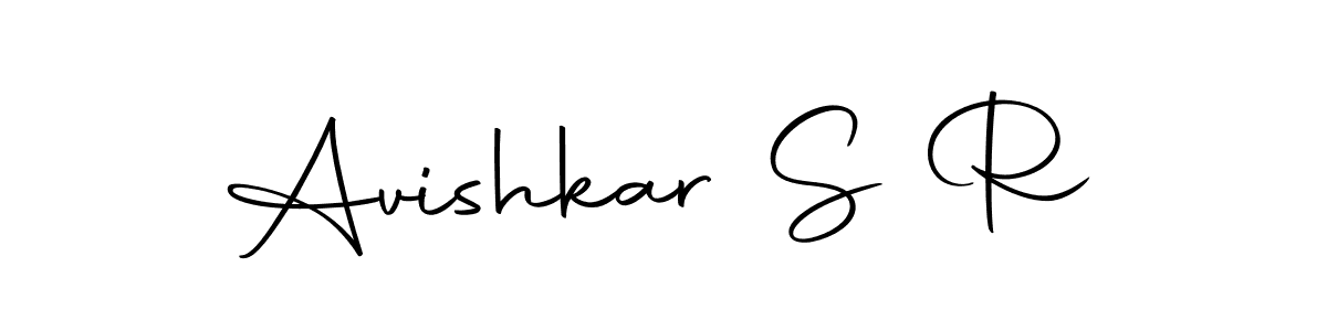 How to make Avishkar S R name signature. Use Autography-DOLnW style for creating short signs online. This is the latest handwritten sign. Avishkar S R signature style 10 images and pictures png