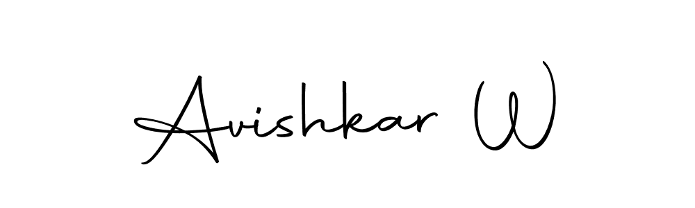 Make a beautiful signature design for name Avishkar W. Use this online signature maker to create a handwritten signature for free. Avishkar W signature style 10 images and pictures png