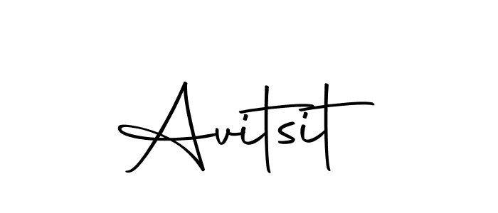 You should practise on your own different ways (Autography-DOLnW) to write your name (Avitsit) in signature. don't let someone else do it for you. Avitsit signature style 10 images and pictures png