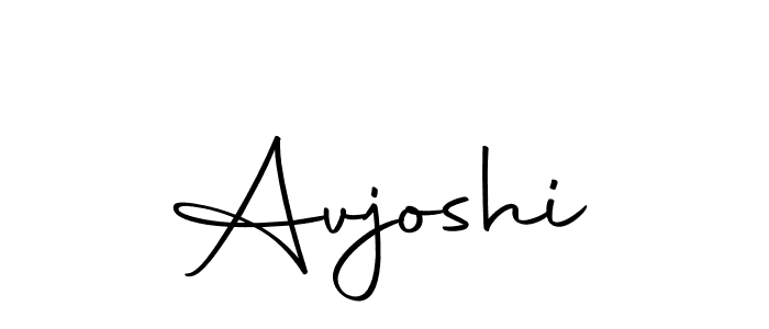 Use a signature maker to create a handwritten signature online. With this signature software, you can design (Autography-DOLnW) your own signature for name Avjoshi. Avjoshi signature style 10 images and pictures png