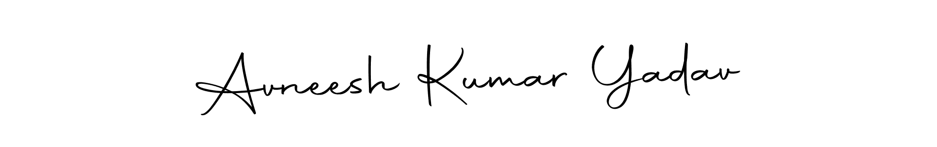 Create a beautiful signature design for name Avneesh Kumar Yadav. With this signature (Autography-DOLnW) fonts, you can make a handwritten signature for free. Avneesh Kumar Yadav signature style 10 images and pictures png
