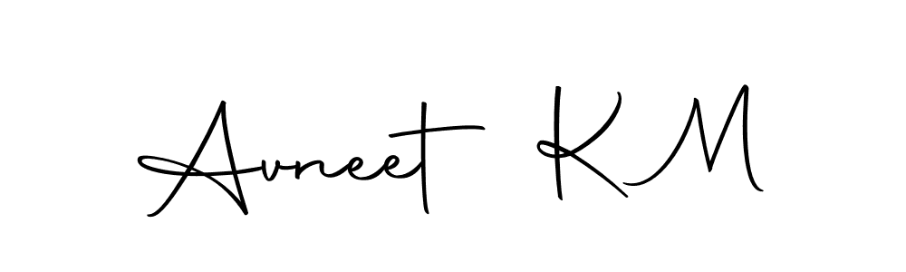 Make a beautiful signature design for name Avneet K M. Use this online signature maker to create a handwritten signature for free. Avneet K M signature style 10 images and pictures png
