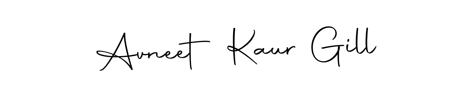 if you are searching for the best signature style for your name Avneet Kaur Gill. so please give up your signature search. here we have designed multiple signature styles  using Autography-DOLnW. Avneet Kaur Gill signature style 10 images and pictures png