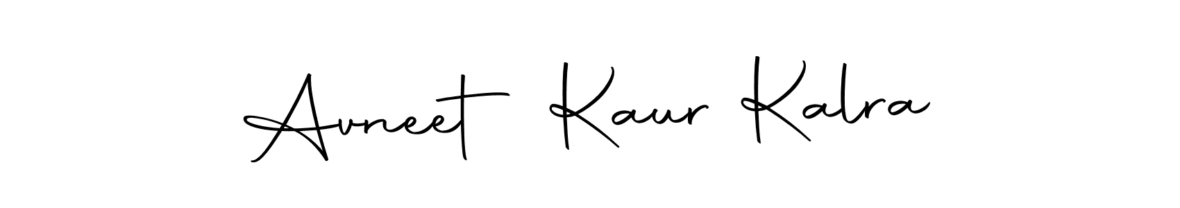 Design your own signature with our free online signature maker. With this signature software, you can create a handwritten (Autography-DOLnW) signature for name Avneet Kaur Kalra. Avneet Kaur Kalra signature style 10 images and pictures png