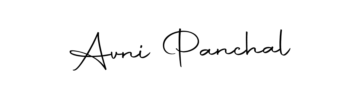 Avni Panchal stylish signature style. Best Handwritten Sign (Autography-DOLnW) for my name. Handwritten Signature Collection Ideas for my name Avni Panchal. Avni Panchal signature style 10 images and pictures png