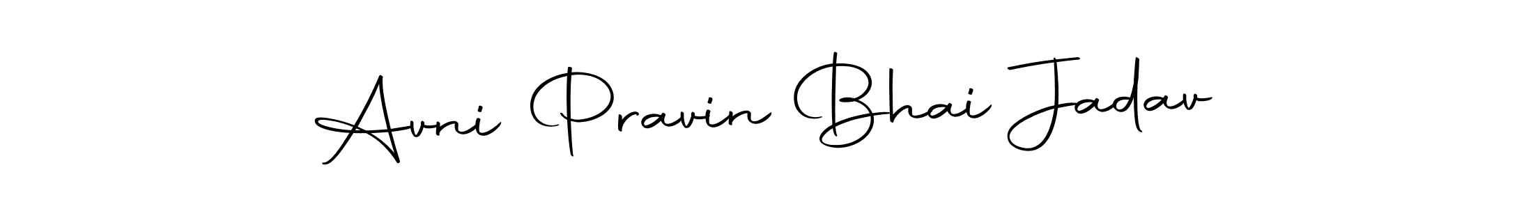 How to make Avni Pravin Bhai Jadav signature? Autography-DOLnW is a professional autograph style. Create handwritten signature for Avni Pravin Bhai Jadav name. Avni Pravin Bhai Jadav signature style 10 images and pictures png