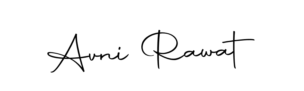 Avni Rawat stylish signature style. Best Handwritten Sign (Autography-DOLnW) for my name. Handwritten Signature Collection Ideas for my name Avni Rawat. Avni Rawat signature style 10 images and pictures png