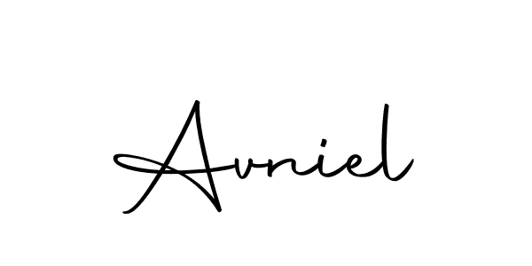 Make a beautiful signature design for name Avniel. With this signature (Autography-DOLnW) style, you can create a handwritten signature for free. Avniel signature style 10 images and pictures png