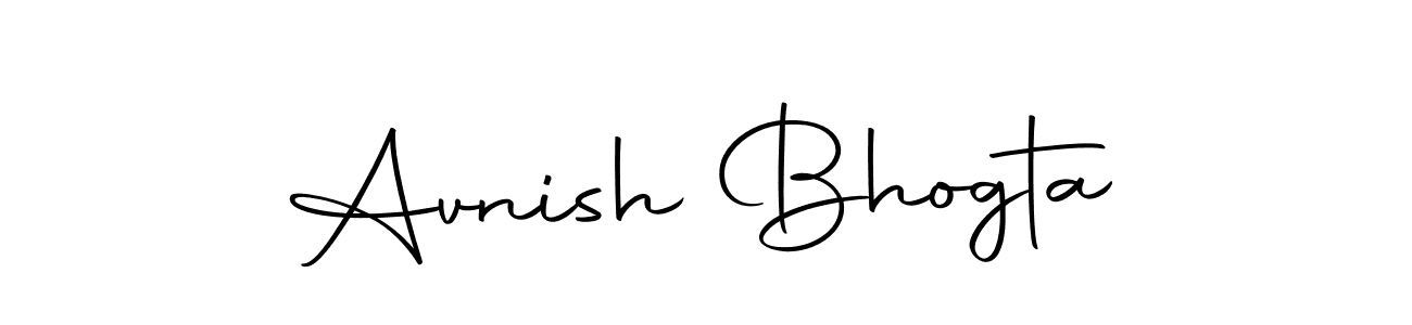 Avnish Bhogta stylish signature style. Best Handwritten Sign (Autography-DOLnW) for my name. Handwritten Signature Collection Ideas for my name Avnish Bhogta. Avnish Bhogta signature style 10 images and pictures png