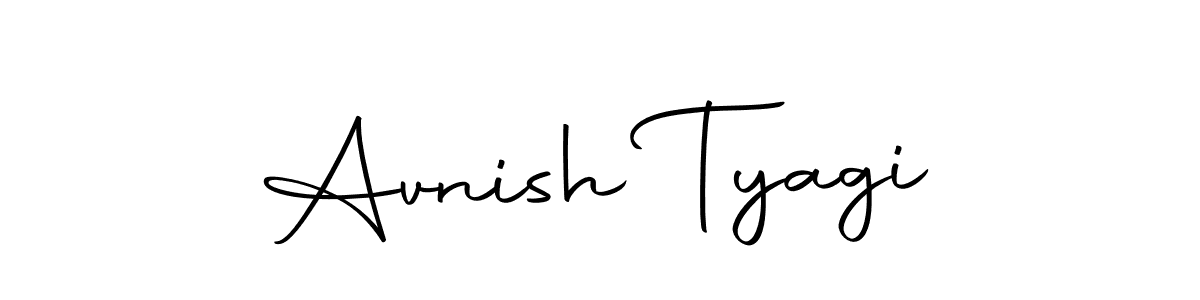 You can use this online signature creator to create a handwritten signature for the name Avnish Tyagi. This is the best online autograph maker. Avnish Tyagi signature style 10 images and pictures png