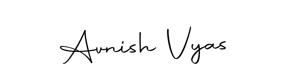 Use a signature maker to create a handwritten signature online. With this signature software, you can design (Autography-DOLnW) your own signature for name Avnish Vyas. Avnish Vyas signature style 10 images and pictures png