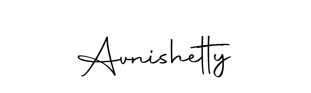 Make a beautiful signature design for name Avnishetty. With this signature (Autography-DOLnW) style, you can create a handwritten signature for free. Avnishetty signature style 10 images and pictures png