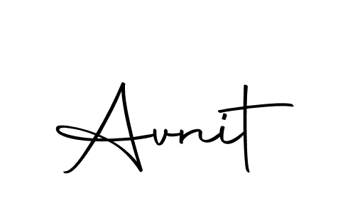 Use a signature maker to create a handwritten signature online. With this signature software, you can design (Autography-DOLnW) your own signature for name Avnit. Avnit signature style 10 images and pictures png