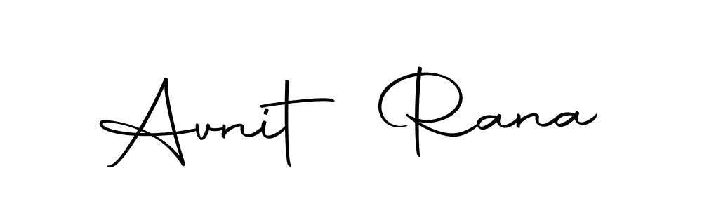 The best way (Autography-DOLnW) to make a short signature is to pick only two or three words in your name. The name Avnit Rana include a total of six letters. For converting this name. Avnit Rana signature style 10 images and pictures png