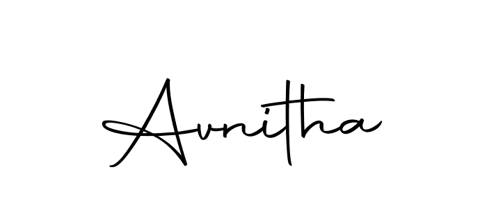 Design your own signature with our free online signature maker. With this signature software, you can create a handwritten (Autography-DOLnW) signature for name Avnitha. Avnitha signature style 10 images and pictures png