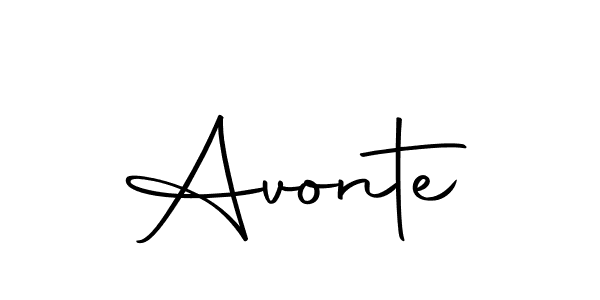 Use a signature maker to create a handwritten signature online. With this signature software, you can design (Autography-DOLnW) your own signature for name Avonte. Avonte signature style 10 images and pictures png