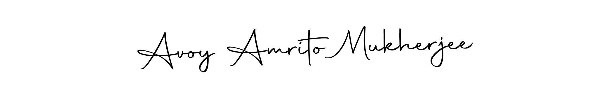Design your own signature with our free online signature maker. With this signature software, you can create a handwritten (Autography-DOLnW) signature for name Avoy Amrito Mukherjee. Avoy Amrito Mukherjee signature style 10 images and pictures png
