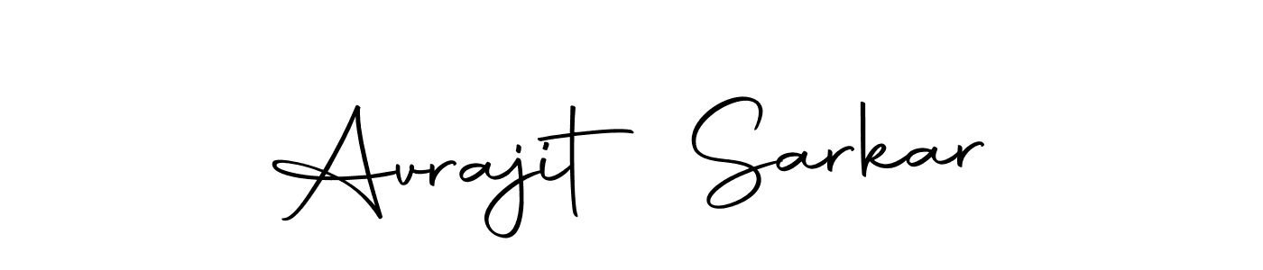 Make a beautiful signature design for name Avrajit Sarkar. With this signature (Autography-DOLnW) style, you can create a handwritten signature for free. Avrajit Sarkar signature style 10 images and pictures png