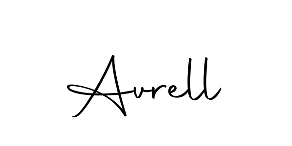 Make a beautiful signature design for name Avrell. With this signature (Autography-DOLnW) style, you can create a handwritten signature for free. Avrell signature style 10 images and pictures png