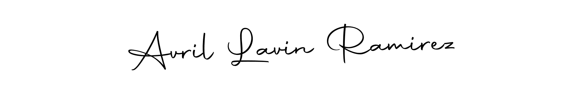 Make a beautiful signature design for name Avril Lavin Ramirez. With this signature (Autography-DOLnW) style, you can create a handwritten signature for free. Avril Lavin Ramirez signature style 10 images and pictures png