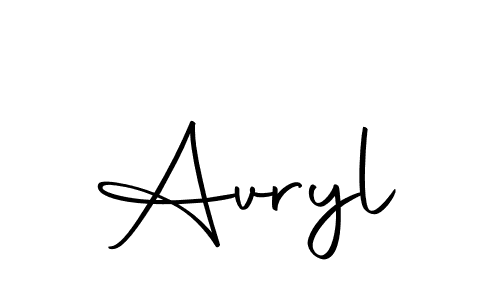 Make a beautiful signature design for name Avryl. With this signature (Autography-DOLnW) style, you can create a handwritten signature for free. Avryl signature style 10 images and pictures png