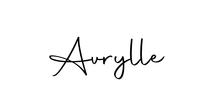 Avrylle stylish signature style. Best Handwritten Sign (Autography-DOLnW) for my name. Handwritten Signature Collection Ideas for my name Avrylle. Avrylle signature style 10 images and pictures png