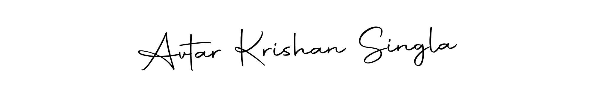 The best way (Autography-DOLnW) to make a short signature is to pick only two or three words in your name. The name Avtar Krishan Singla include a total of six letters. For converting this name. Avtar Krishan Singla signature style 10 images and pictures png