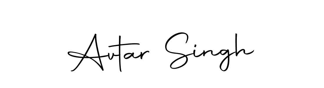 Create a beautiful signature design for name Avtar Singh. With this signature (Autography-DOLnW) fonts, you can make a handwritten signature for free. Avtar Singh signature style 10 images and pictures png