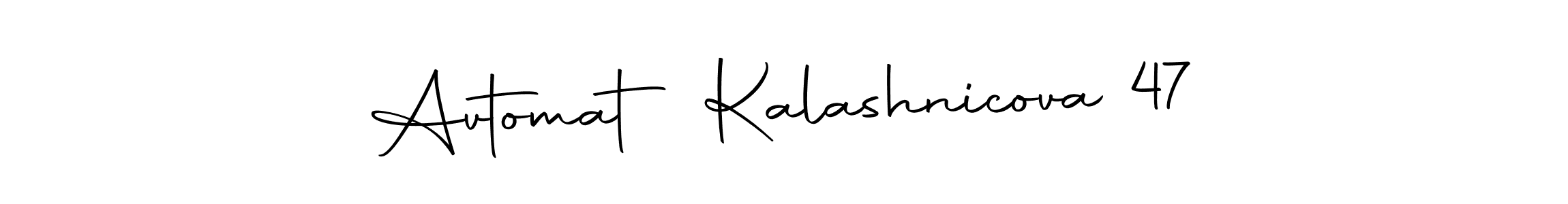 Design your own signature with our free online signature maker. With this signature software, you can create a handwritten (Autography-DOLnW) signature for name Avtomat Kalashnicova 47. Avtomat Kalashnicova 47 signature style 10 images and pictures png