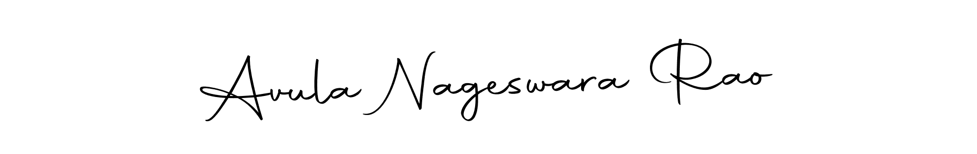 Create a beautiful signature design for name Avula Nageswara Rao. With this signature (Autography-DOLnW) fonts, you can make a handwritten signature for free. Avula Nageswara Rao signature style 10 images and pictures png