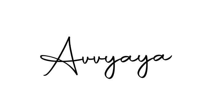 Make a beautiful signature design for name Avvyaya. With this signature (Autography-DOLnW) style, you can create a handwritten signature for free. Avvyaya signature style 10 images and pictures png