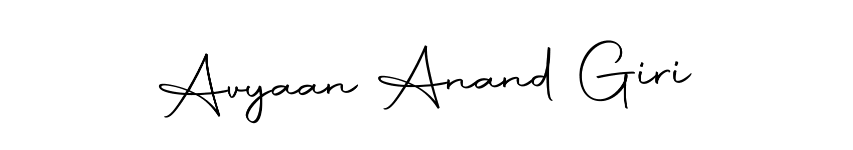 Design your own signature with our free online signature maker. With this signature software, you can create a handwritten (Autography-DOLnW) signature for name Avyaan Anand Giri. Avyaan Anand Giri signature style 10 images and pictures png
