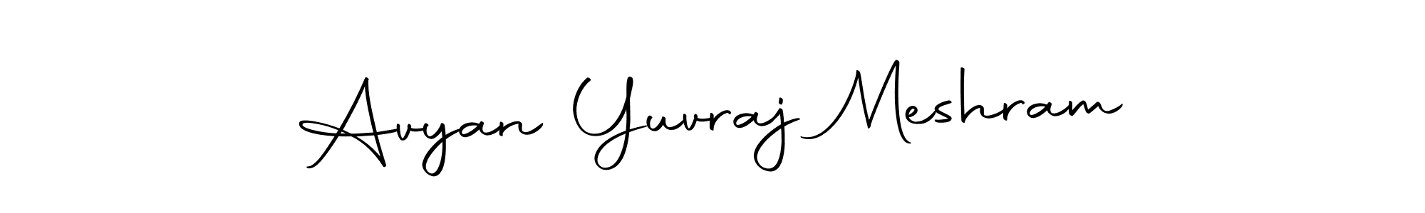 You can use this online signature creator to create a handwritten signature for the name Avyan Yuvraj Meshram. This is the best online autograph maker. Avyan Yuvraj Meshram signature style 10 images and pictures png