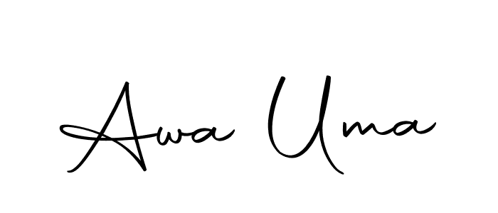 Here are the top 10 professional signature styles for the name Awa Uma. These are the best autograph styles you can use for your name. Awa Uma signature style 10 images and pictures png