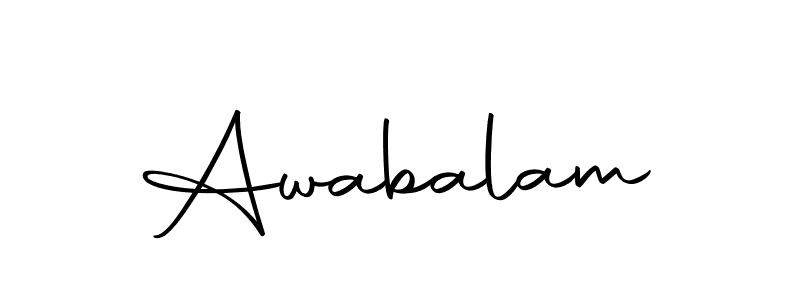 if you are searching for the best signature style for your name Awabalam. so please give up your signature search. here we have designed multiple signature styles  using Autography-DOLnW. Awabalam signature style 10 images and pictures png