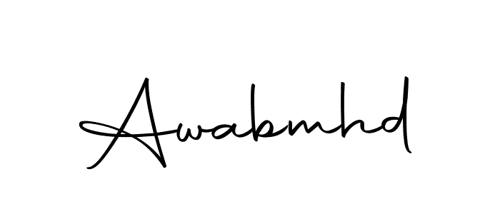 Here are the top 10 professional signature styles for the name Awabmhd. These are the best autograph styles you can use for your name. Awabmhd signature style 10 images and pictures png