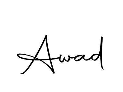 Awad stylish signature style. Best Handwritten Sign (Autography-DOLnW) for my name. Handwritten Signature Collection Ideas for my name Awad. Awad signature style 10 images and pictures png