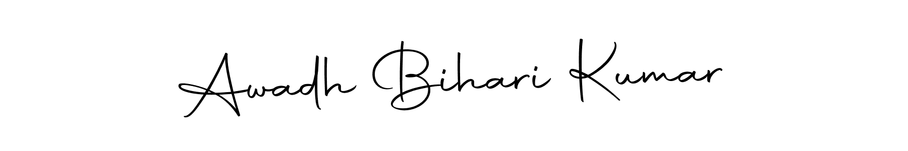 Make a beautiful signature design for name Awadh Bihari Kumar. With this signature (Autography-DOLnW) style, you can create a handwritten signature for free. Awadh Bihari Kumar signature style 10 images and pictures png