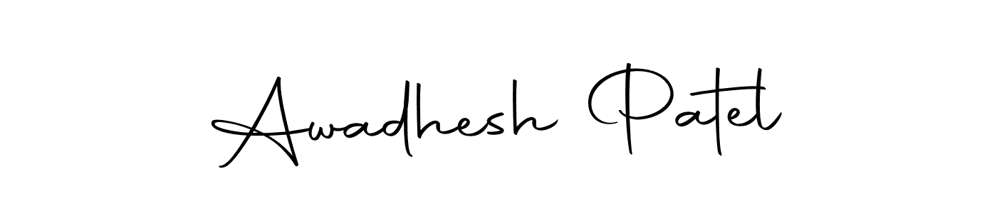 Make a beautiful signature design for name Awadhesh Patel. With this signature (Autography-DOLnW) style, you can create a handwritten signature for free. Awadhesh Patel signature style 10 images and pictures png