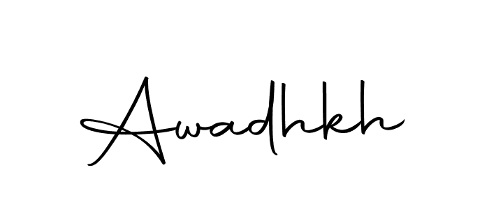 Use a signature maker to create a handwritten signature online. With this signature software, you can design (Autography-DOLnW) your own signature for name Awadhkh. Awadhkh signature style 10 images and pictures png