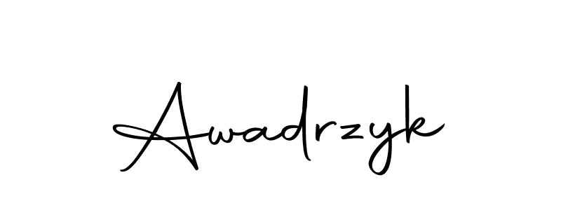 Use a signature maker to create a handwritten signature online. With this signature software, you can design (Autography-DOLnW) your own signature for name Awadrzyk. Awadrzyk signature style 10 images and pictures png