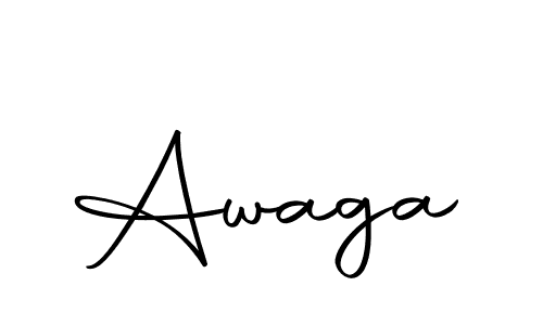 Create a beautiful signature design for name Awaga. With this signature (Autography-DOLnW) fonts, you can make a handwritten signature for free. Awaga signature style 10 images and pictures png