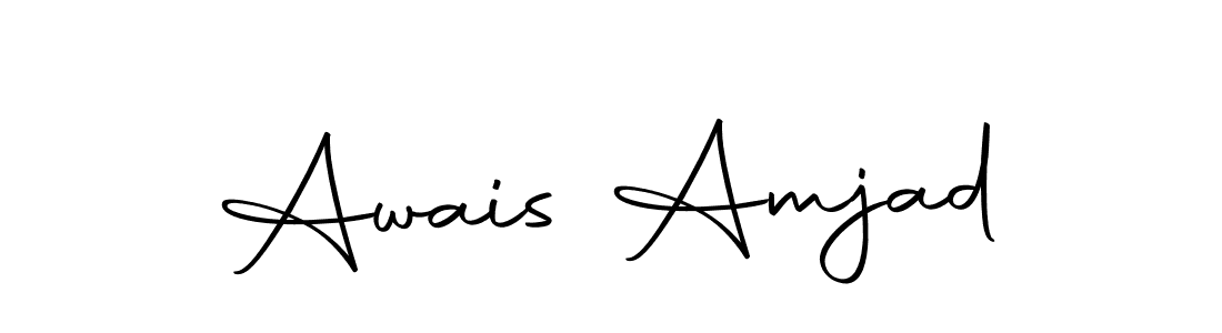 Create a beautiful signature design for name Awais Amjad. With this signature (Autography-DOLnW) fonts, you can make a handwritten signature for free. Awais Amjad signature style 10 images and pictures png