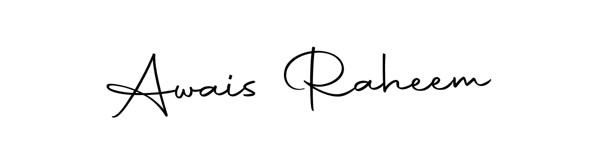 Make a beautiful signature design for name Awais Raheem. Use this online signature maker to create a handwritten signature for free. Awais Raheem signature style 10 images and pictures png