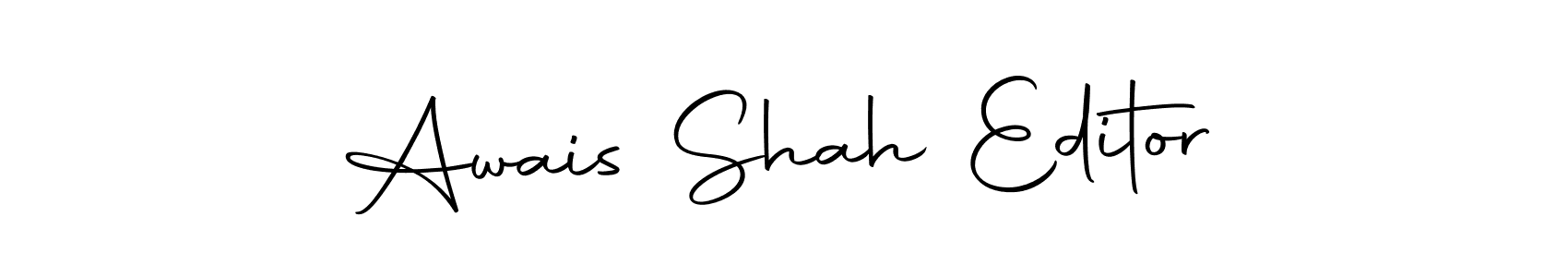 You should practise on your own different ways (Autography-DOLnW) to write your name (Awais Shah Editor) in signature. don't let someone else do it for you. Awais Shah Editor signature style 10 images and pictures png