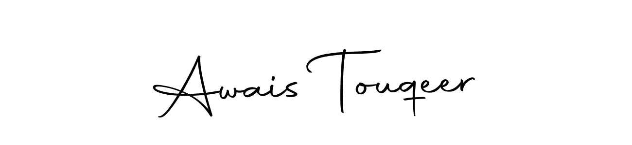 Design your own signature with our free online signature maker. With this signature software, you can create a handwritten (Autography-DOLnW) signature for name Awais Touqeer. Awais Touqeer signature style 10 images and pictures png