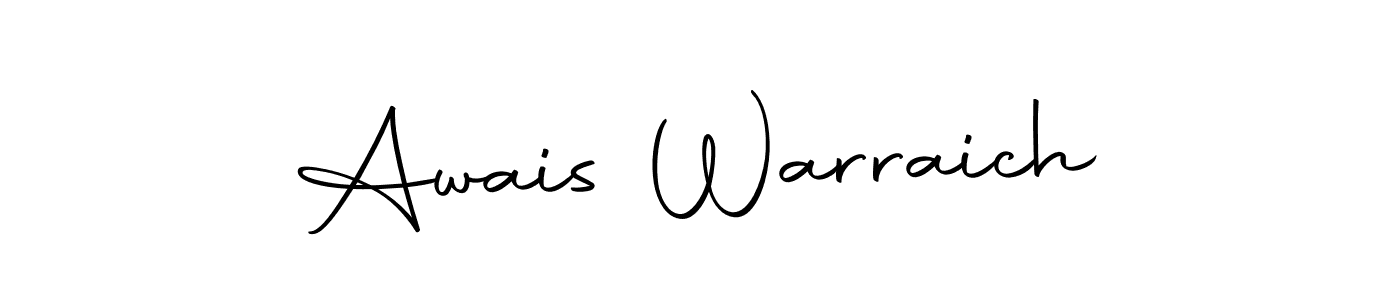 Create a beautiful signature design for name Awais Warraich. With this signature (Autography-DOLnW) fonts, you can make a handwritten signature for free. Awais Warraich signature style 10 images and pictures png